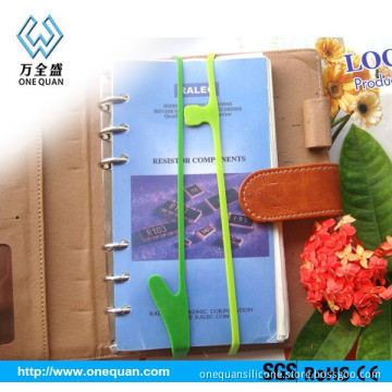 Hot selling gift item finger design 3d silicone bookmark for kids